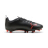 Botas de fútbol Puma Ultra 6 Play Fg/Ag Intantil Negro/Rojo