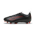 Botas de fútbol Puma Ultra 6 Play Fg/Ag Intantil Negro/Rojo