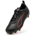 Botas de fútbol Puma Ultra 6 Play Fg/Ag Intantil Negro/Rojo