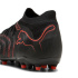 Botas de fútbol Puma Future 9 Match Mg Negro/Rojo/Gris fuerte