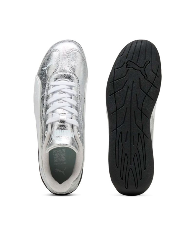 Chaussures Puma Replicatch Meta, argentées, Femme