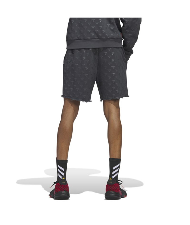 Calça curtos adidas Trae Allover Print Homem