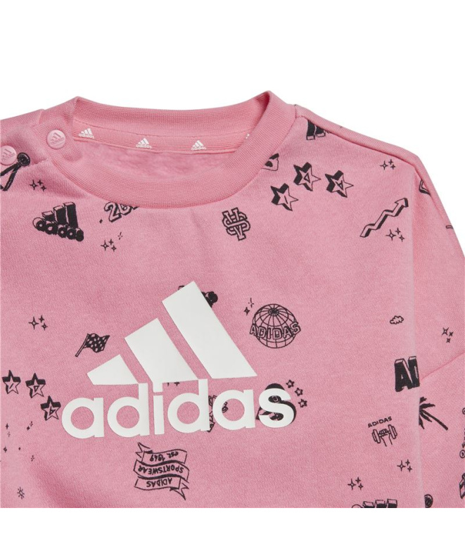 Conjunto adidas Bluv Q3 Cset Infantil