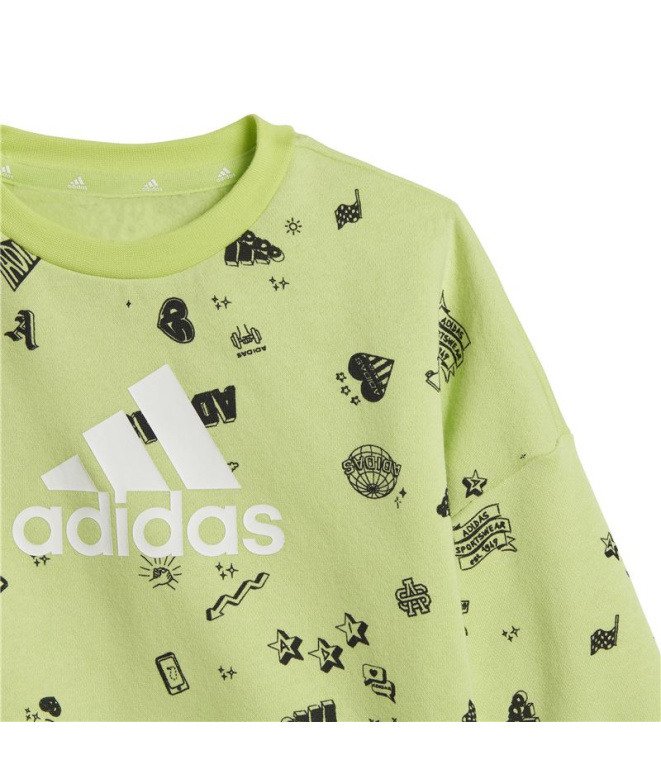 Conjunto adidas Bluv Q3 Cset Infantil
