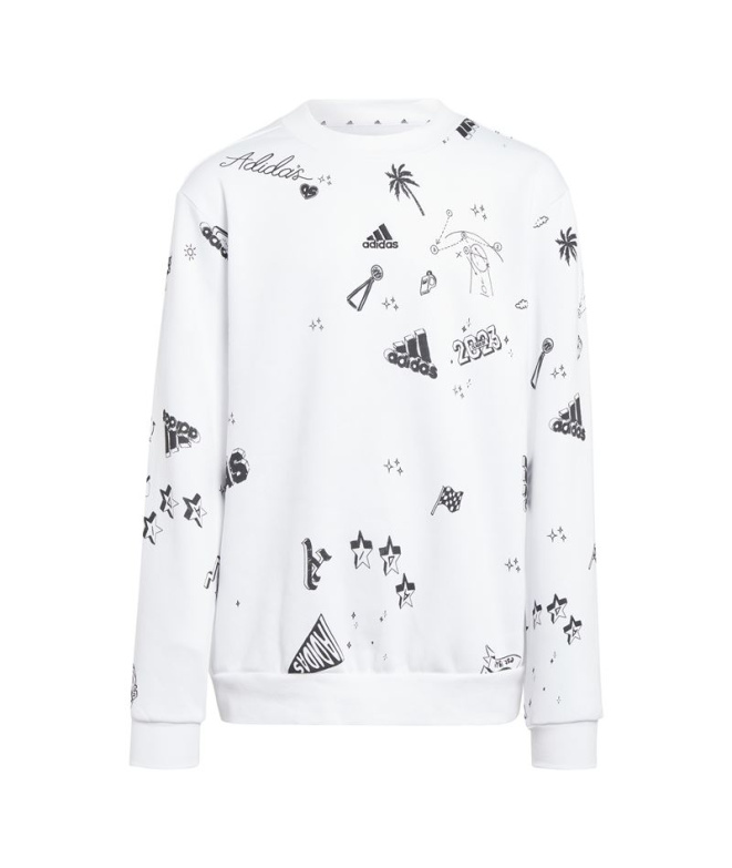 Moletom adidas Jg Bluv Q3Sweat Menina
