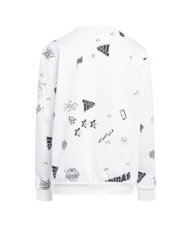 Moletom adidas Jg Bluv Q3Sweat Menina