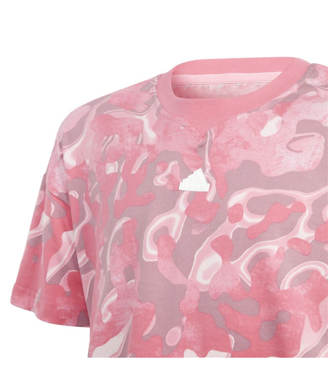 Camiseta adidas Jg Fi Aop Menina