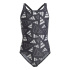 Maillot de bain de Natation adidas Aop Bars Suit Fille