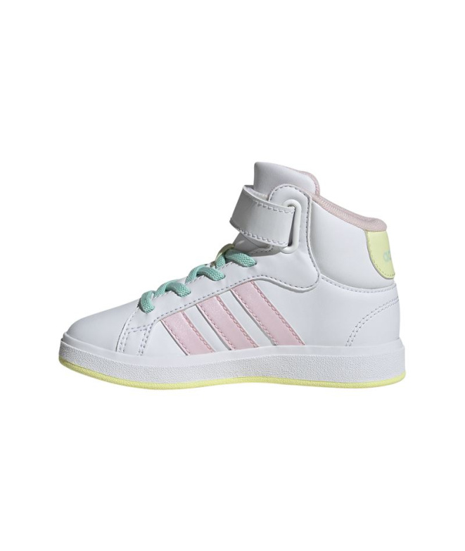 Chaussures adidas Grand Court Mid Enfant Blanc