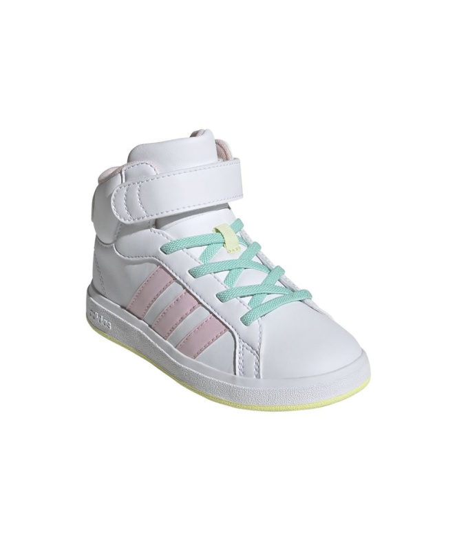 Chaussures adidas Grand Court Mid Enfant Blanc