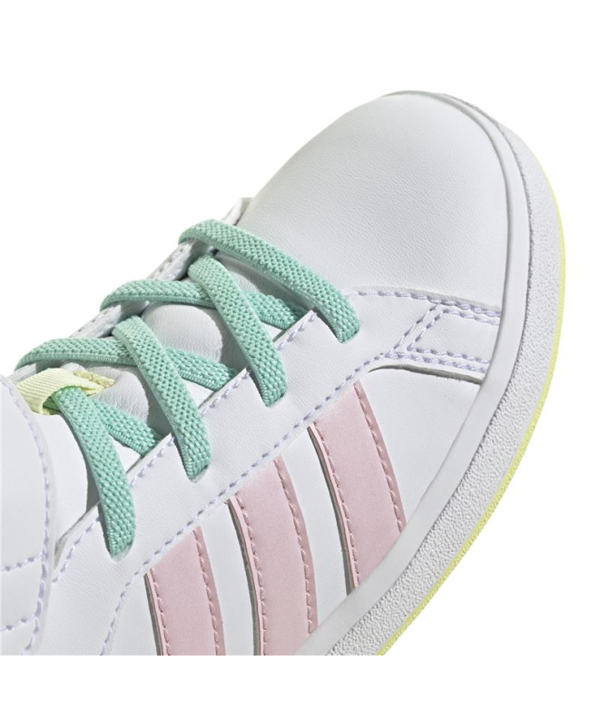 Chaussures adidas Grand Court Mid Enfant Blanc