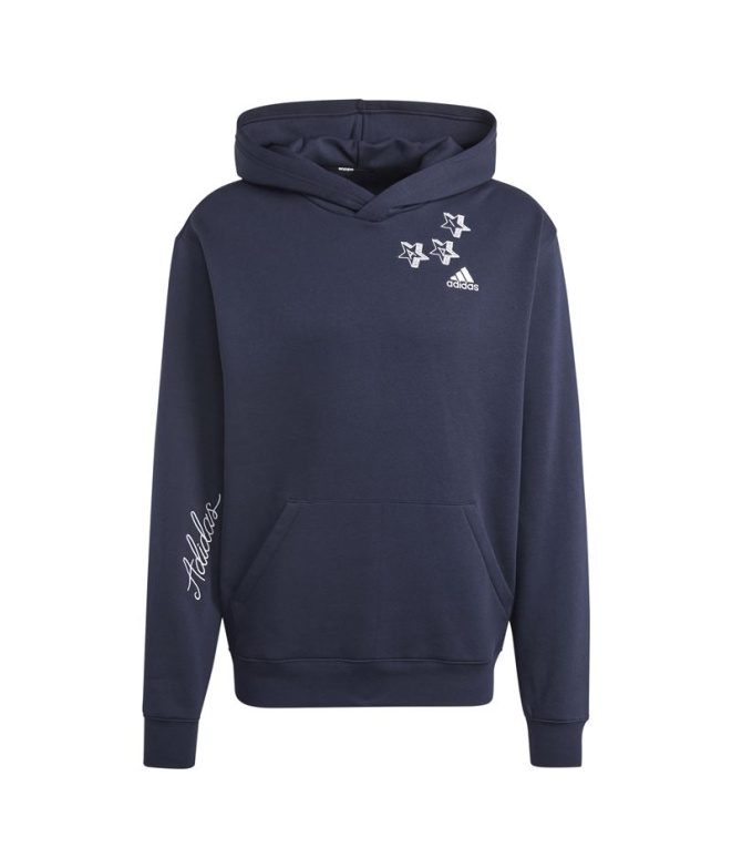 Sweat adidas Bl Fl Hd Q3 Fl Homme