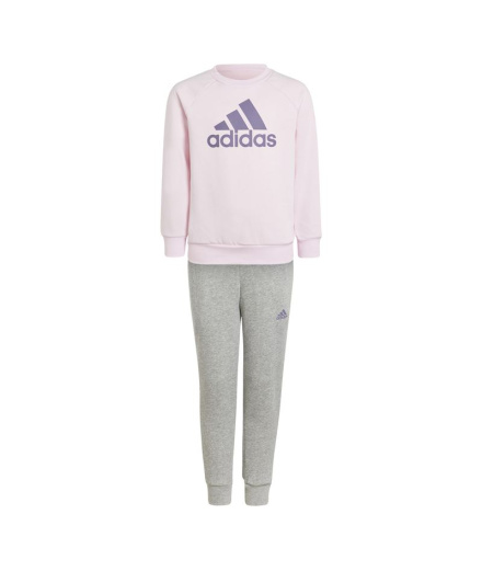 Fato de treino adidas Lk Bos Jog Fleece Infantil Rosa