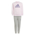 Chándal adidas Lk Bos Jog Fleece Infantil Rosa