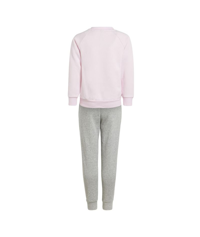 Chándal adidas Lk Bos Jog Fleece Infantil Rosa