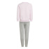 Chándal adidas Lk Bos Jog Fleece Infantil Rosa