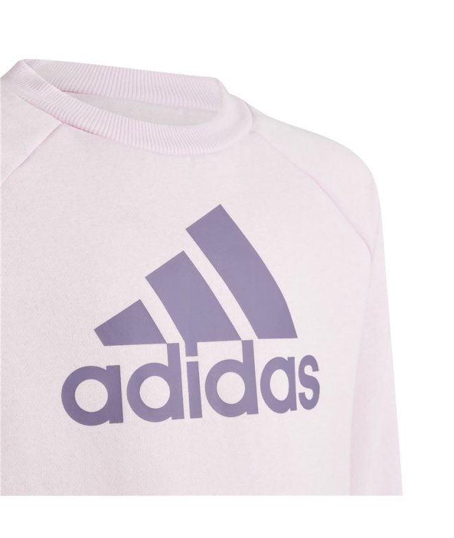 Chándal adidas Lk Bos Jog Fleece Infantil Rosa