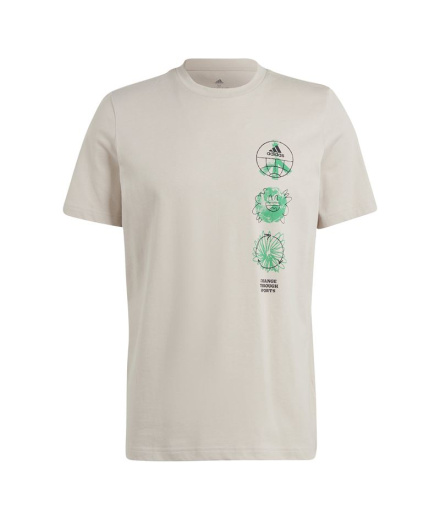 T-shirt adidas Change Triple Homme