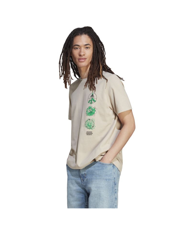 T-shirt adidas Change Triple Homme