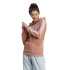 Casaco adidas 3 Stripes Fleece Hoodie Mulher Coral