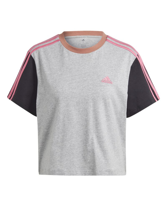 Camiseta adidas 3S Cr Mulher