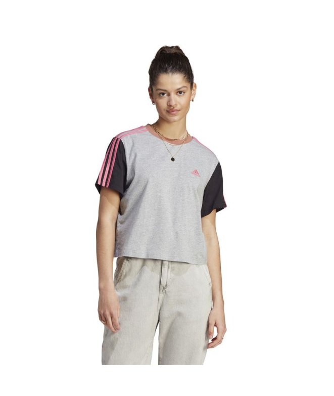 Camiseta adidas 3S Cr Mulher