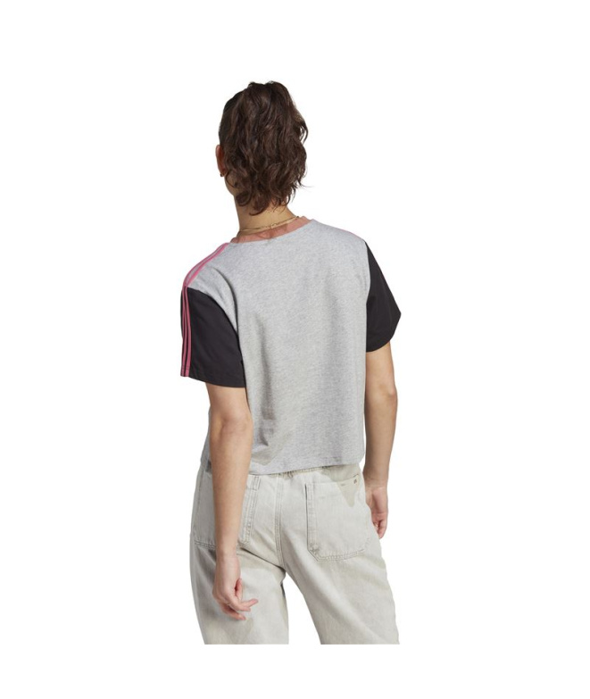 Camiseta adidas 3S Cr Mulher