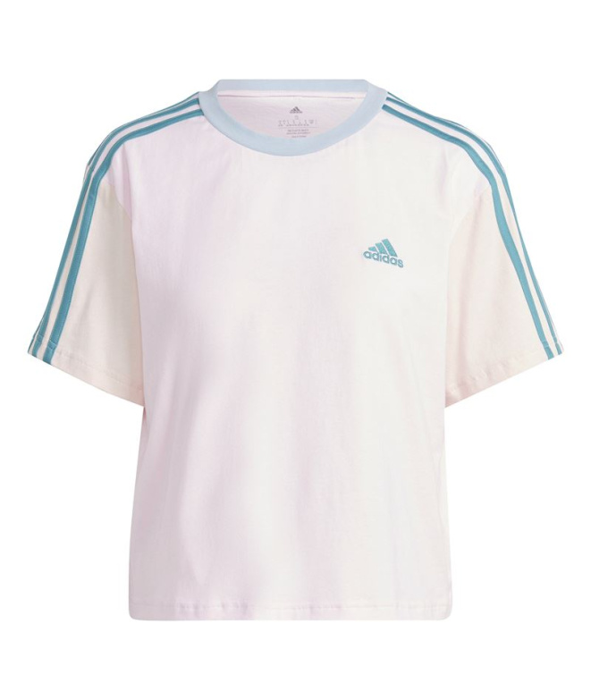 Camiseta adidas 3S Cr Mulher