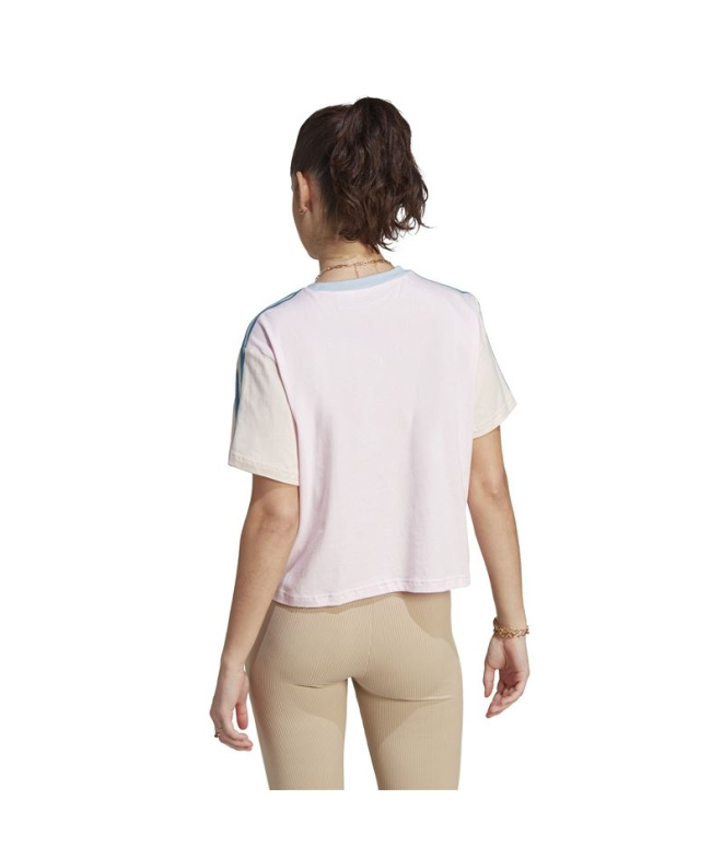 Camiseta adidas 3S Cr Mulher