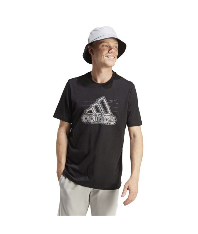 T-shirt adidas Growth Bos Homme Noir