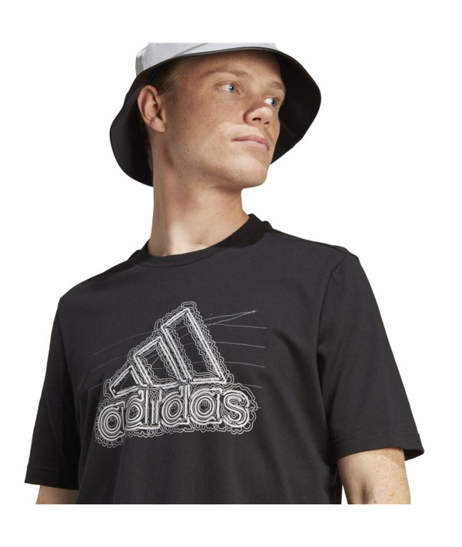 Camiseta adidas Growth Bos Hombre Negro