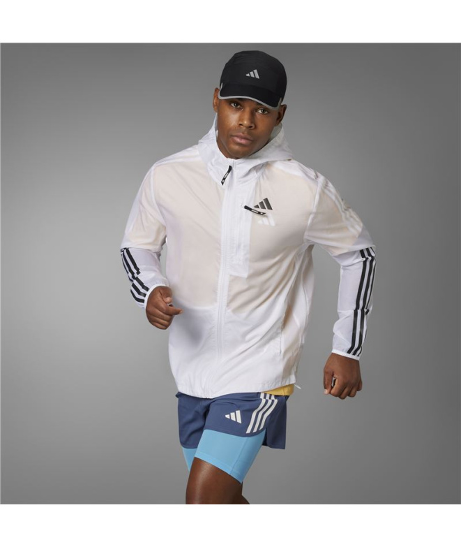 Chaqueta de Running adidas Own The Run 3 Bandas...