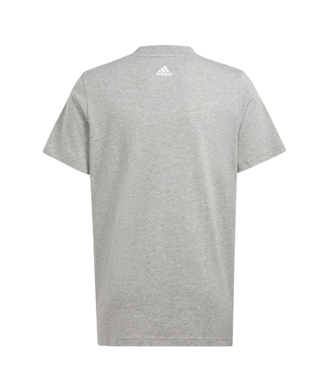 Camiseta adidas Big Logo 2 Infantil Cinzenta