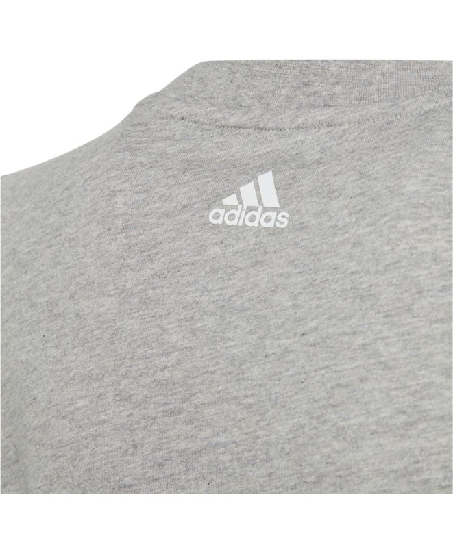 Camiseta adidas Big Logo 2 Infantil Gris