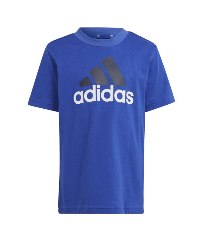 Conjunto adidas Essentials Logo Infantil Azul