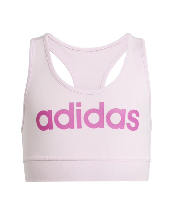 Tops adidas Linear Cr Fille Rosa