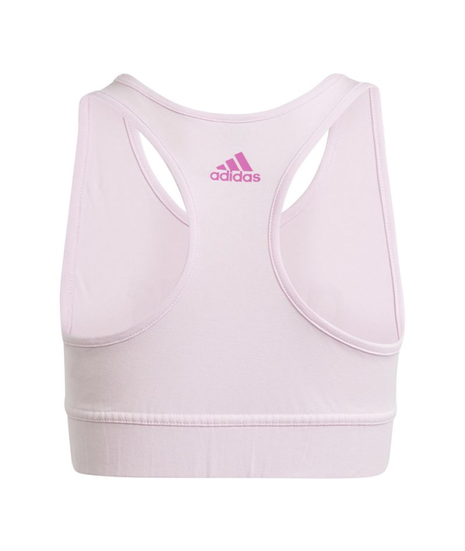 Tops adidas Linear Cr Fille Rosa