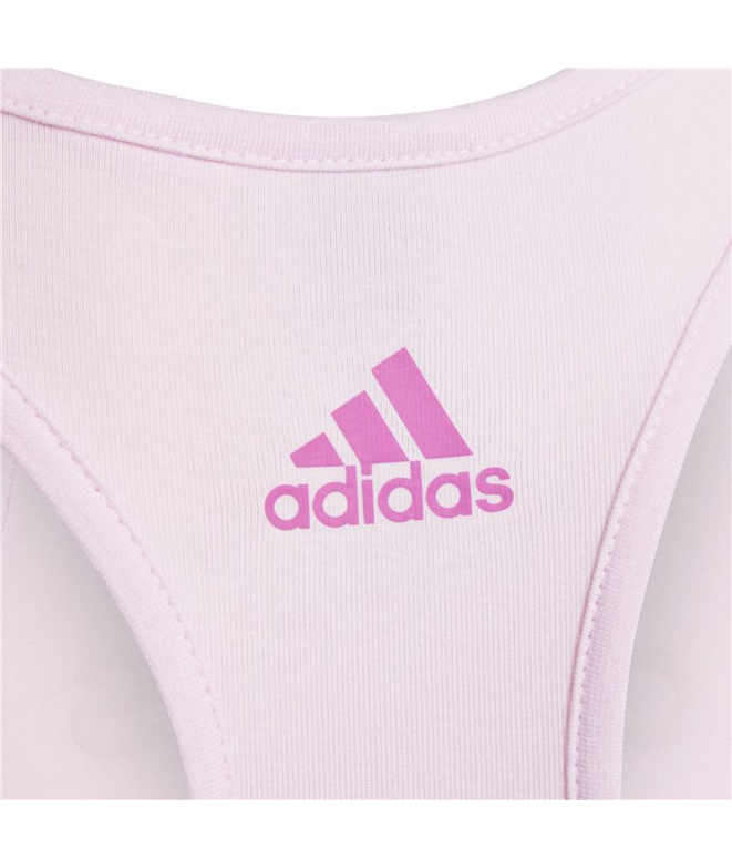 Tops adidas Linear Cr Niña Rosa