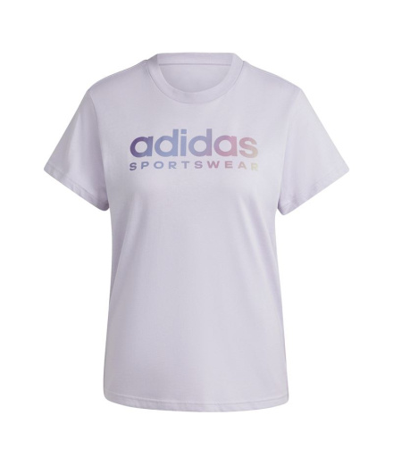 Camiseta adidas Linear Spw Gt Mulher Lilás