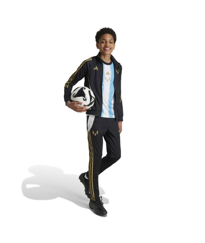 Casaco de Futebol adidas Messi Infantil Preto