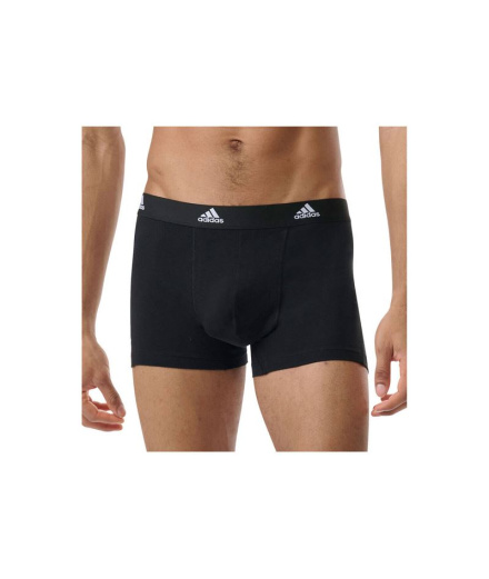 Cuecas Boxer adidas Pack3 Active Flex Cotton Negro
