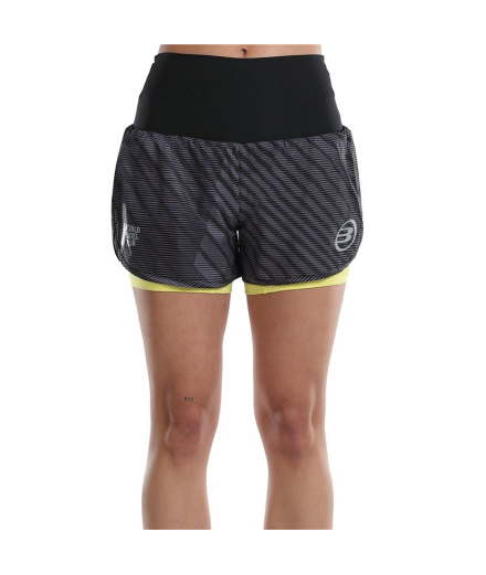 Pantalons de Pádel Bullpadel Lonja Negro Femme