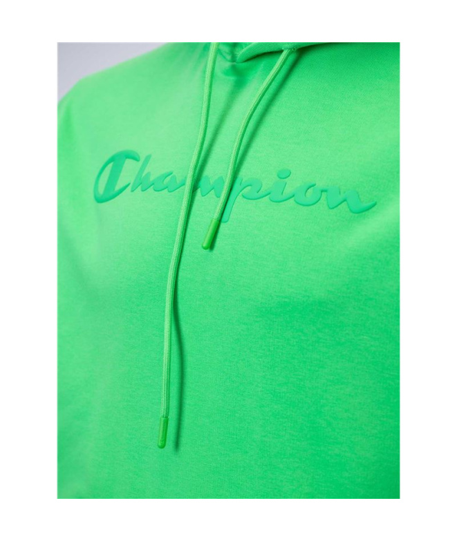 Sweat Champion Hooded Sweatshirt Vert Homme