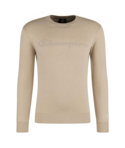 Sweat Champion Crewneck Sweatshirt Beige Homme