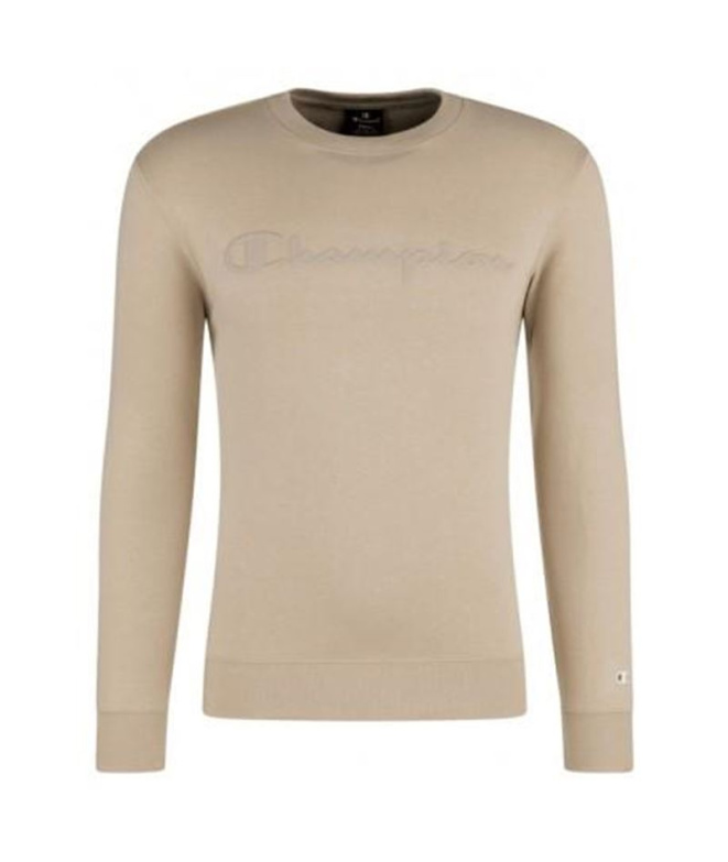 Moletom Champion Crewneck Sweatshirt Bege Homem
