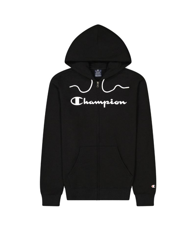 Veste Champion Hooded Full Zip Sweatshirt Noir...