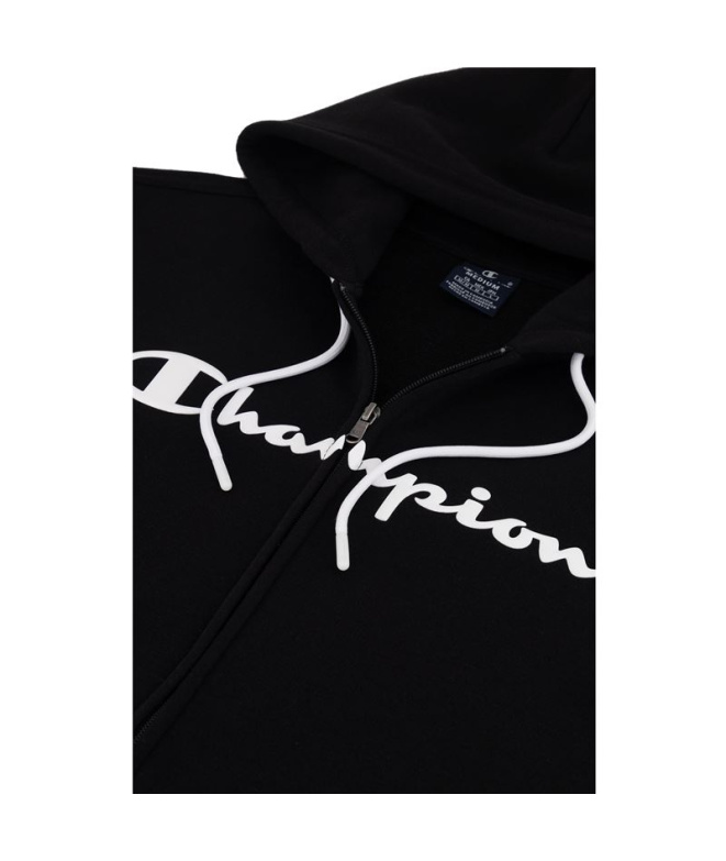 Veste Champion Hooded Full Zip Sweatshirt Noir...