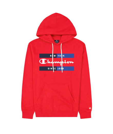 Moletom Champion Hooded Sweatshirt New York Vermelha Homem