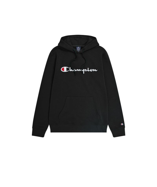 Sudadera Champion Hooded Sweatshirt Hombre Negro
