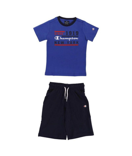 Ensemble Champion Set Bleu Enfant